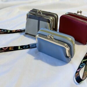 3pcs Wristlet Wallets In Different Colors. Brand New. No Tags. All 3 for $17.00